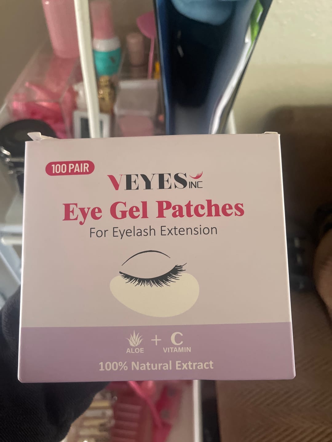 Customer photo review of Eye Pads 100Pairs