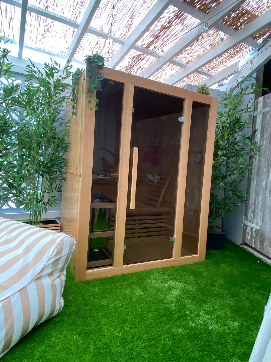 Customer photo review of Kylin Traditional Steam Sauna Room 2 Person QD-EA3