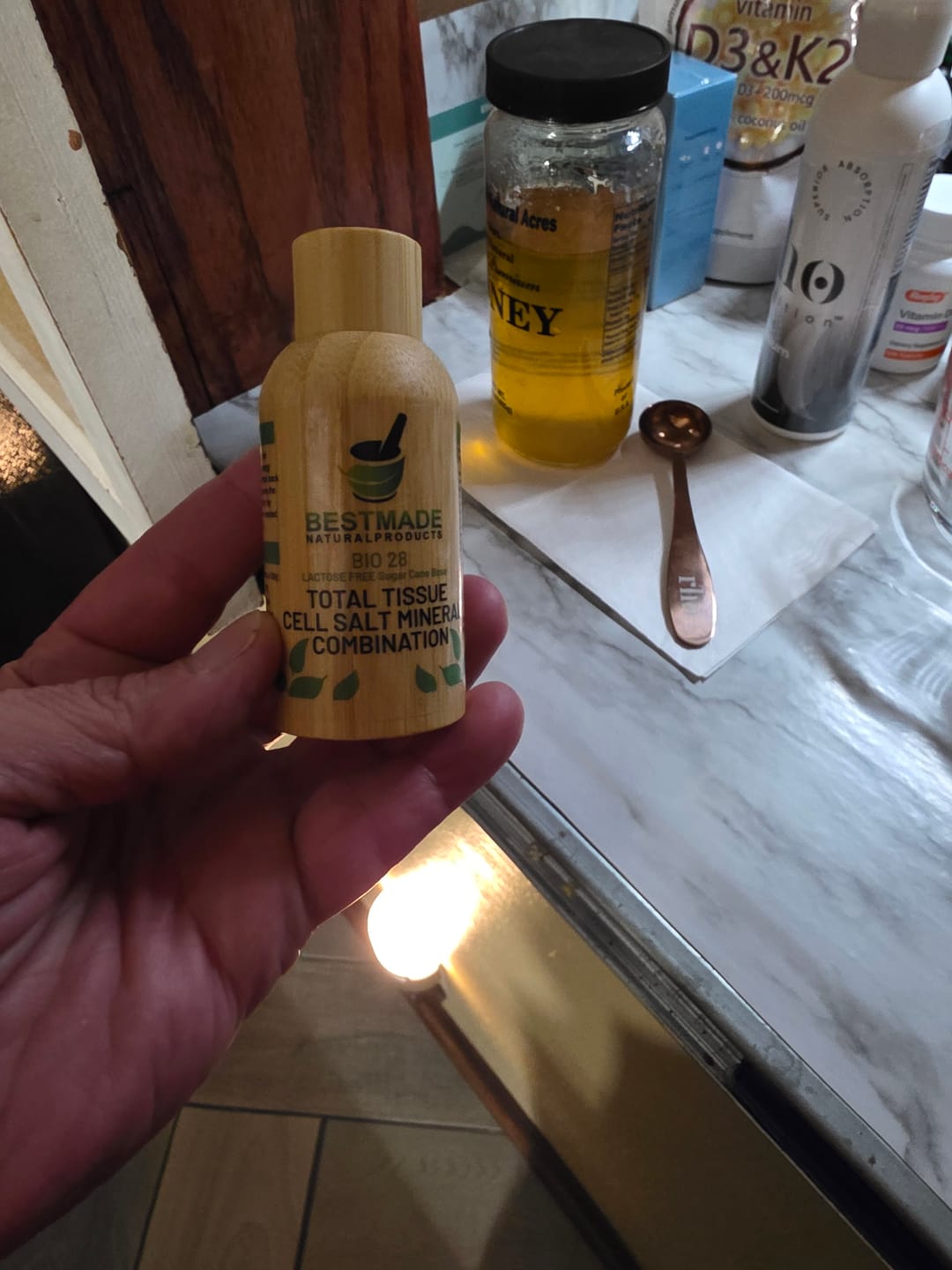 Customer photo review of Total Tissue Cell Salt Mineral Combination Bio28 (Pellets Lactose-free)