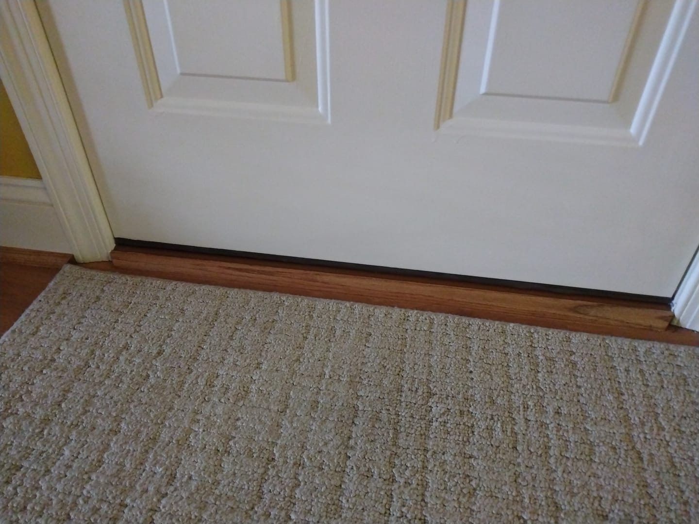 Customer photo review of Pease Slide-On Steel Door Sweep