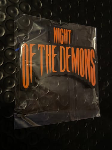 Customer photo review of Night of the Demons: Logo (Title) - PVC Fridge Magnet