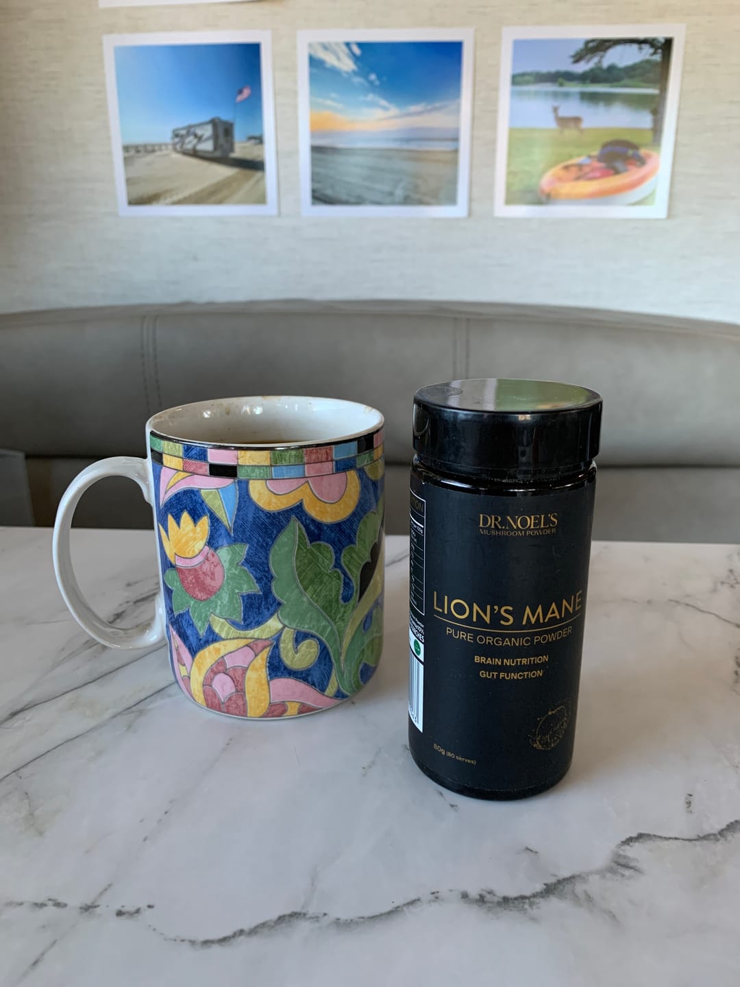 Customer photo review of Organic Lion's Mane Dual Extract Mushroom Powder