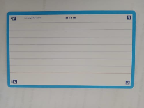 Avis photo d'un client sur Flashcards FLASH 2.0 OXFORD # 80 cartes 7,5 x 12,5 cm - ligné