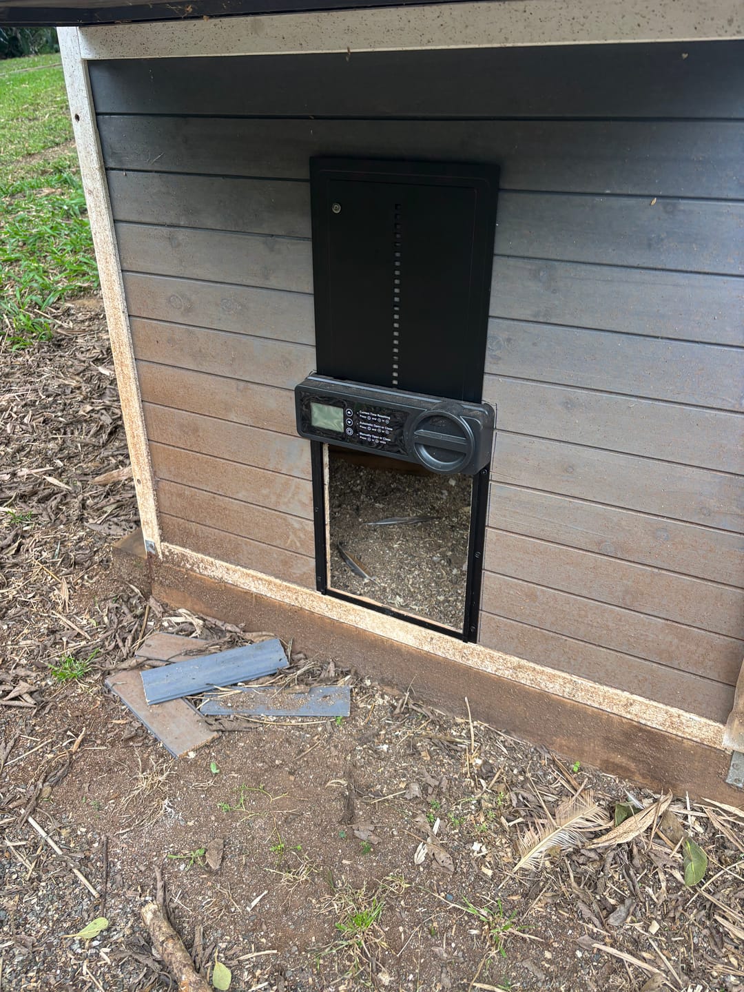 Customer photo review of Automatic Chicken Door – Auto Timer