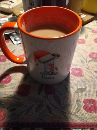 Customer photo review of Tasse Personalisiert - Weihnachtstasse 2