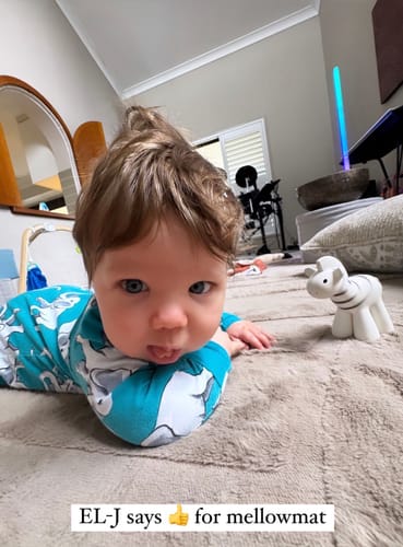 Customer photo review of The Mellow Mat® Cloud Haven 3D (Soft Touch Sensory Tatami Rug)