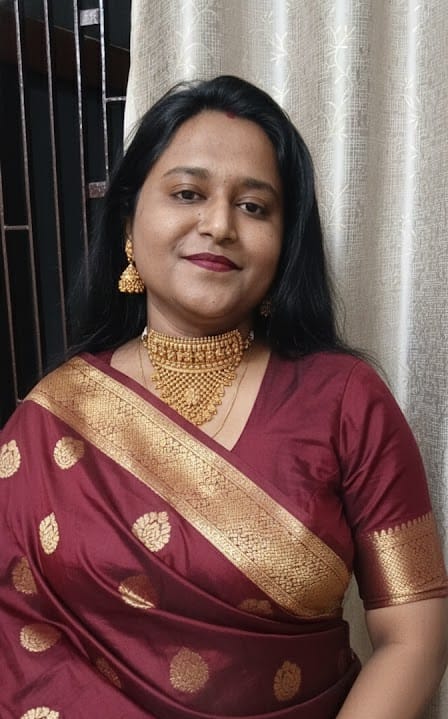 Customer photo review of Flower on mesh design gold plated rajputi choker set with leaf design and ghunghru hangings