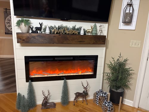 Customer photo review of Distressed Mantels
