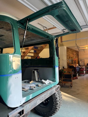 Customer photo review of Toyota FJ40 Land Cruiser Rear Hatch EZ Lift Struts