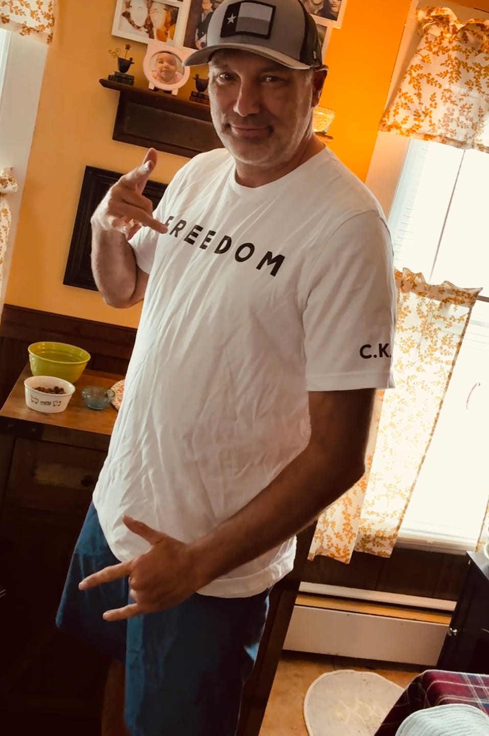 Customer photo review of Freedom CK T-Shirt