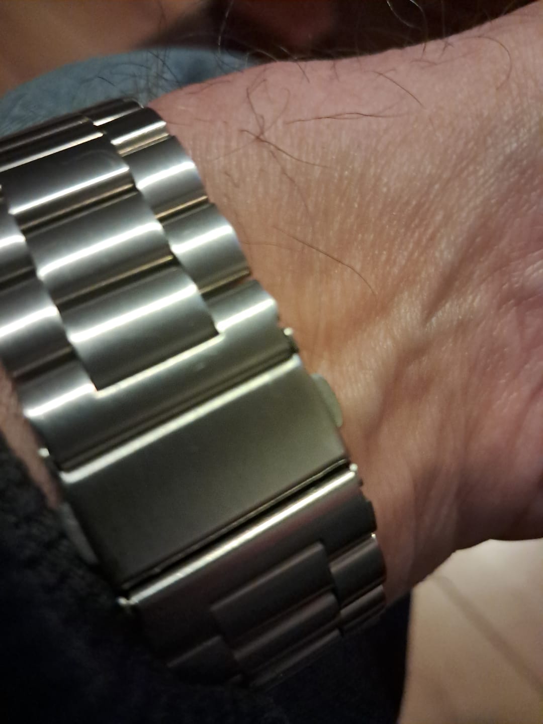 Customer photo review of Silver Steel Loop