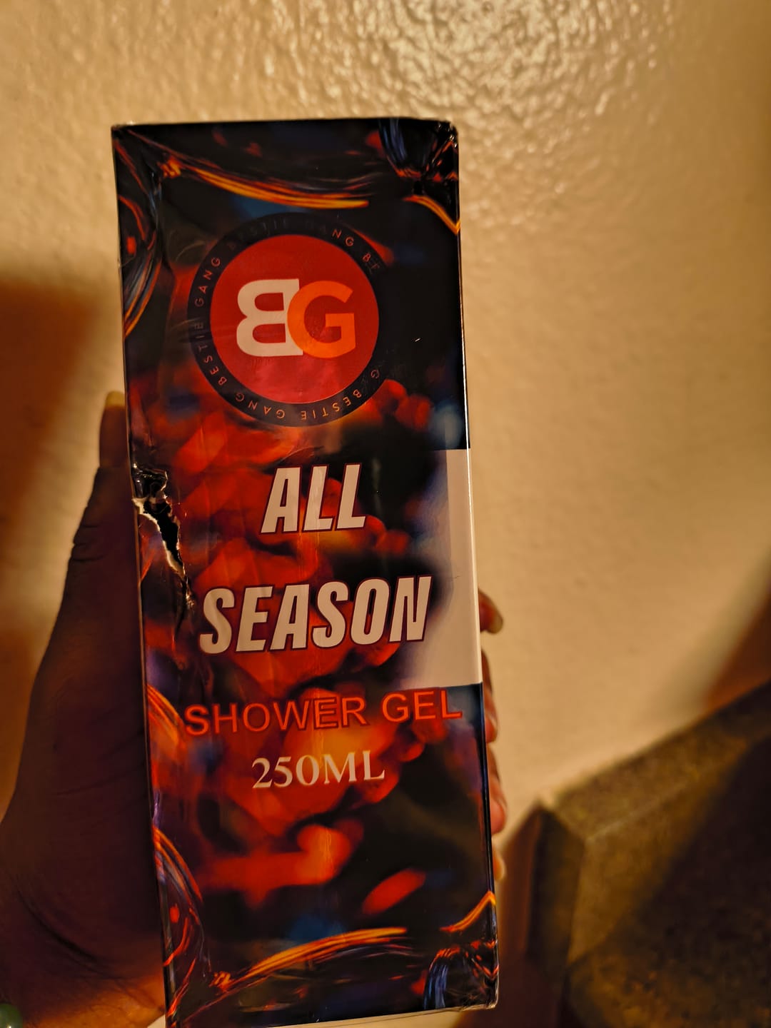 Customer photo review of All Season Shower Gel