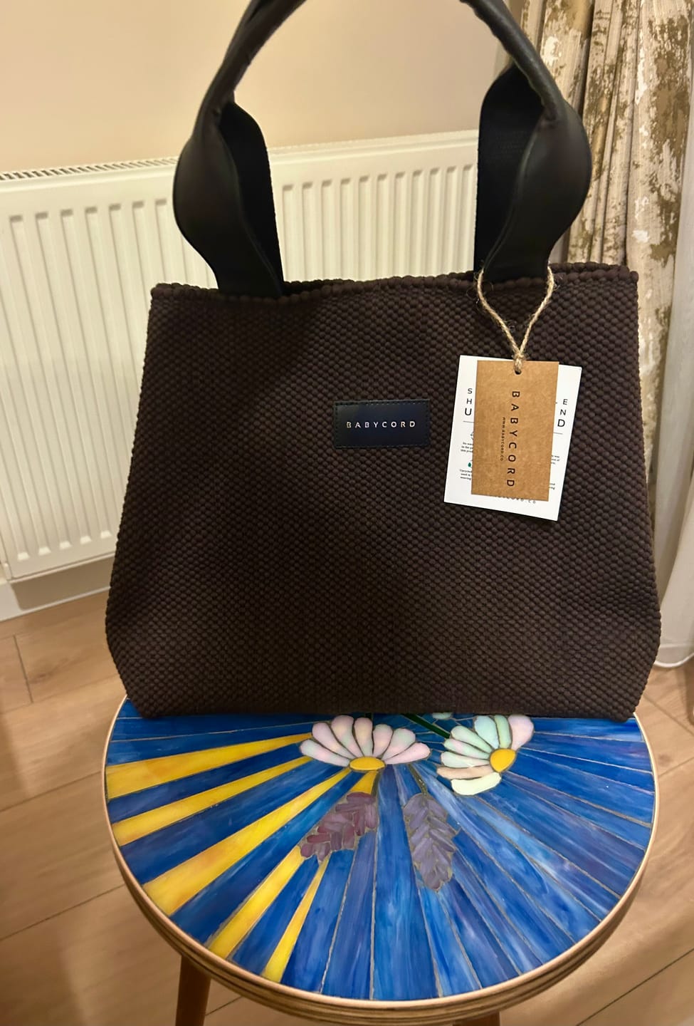 Customer photo review of Trinity Tote Bag - Brownie