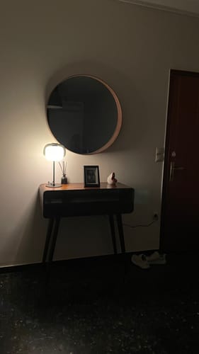 Customer photo review of Κονσόλα Εισόδου από Μασίφ Ξύλο Μάνγκο Έπιπλο Τραπέζι Γραφείο Σαλονιού ARTS IN311