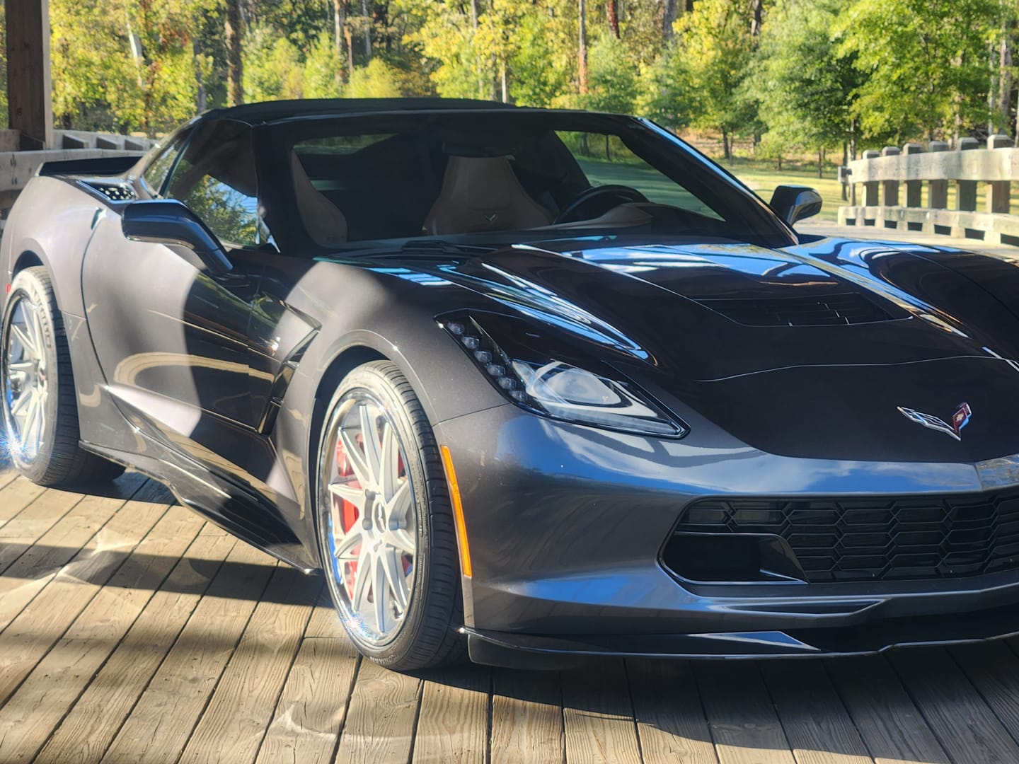 Customer photo review of Corvette C7 Stingray EOS Preformance Package Front Splitter