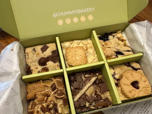 Customer photo review of Mixed Box of Postal Blondies Delivered To Your Door