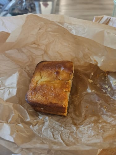 Customer photo review of No Sugar Added Low Carb Keto Pound Cake Loaf
