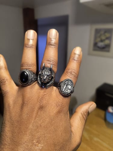 Customer photo review of Navajo Stone Ring