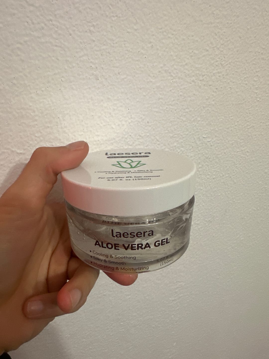 Customer photo review of Aloë Vera Gel