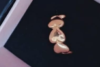 Customer photo review of Passion Heart Ring