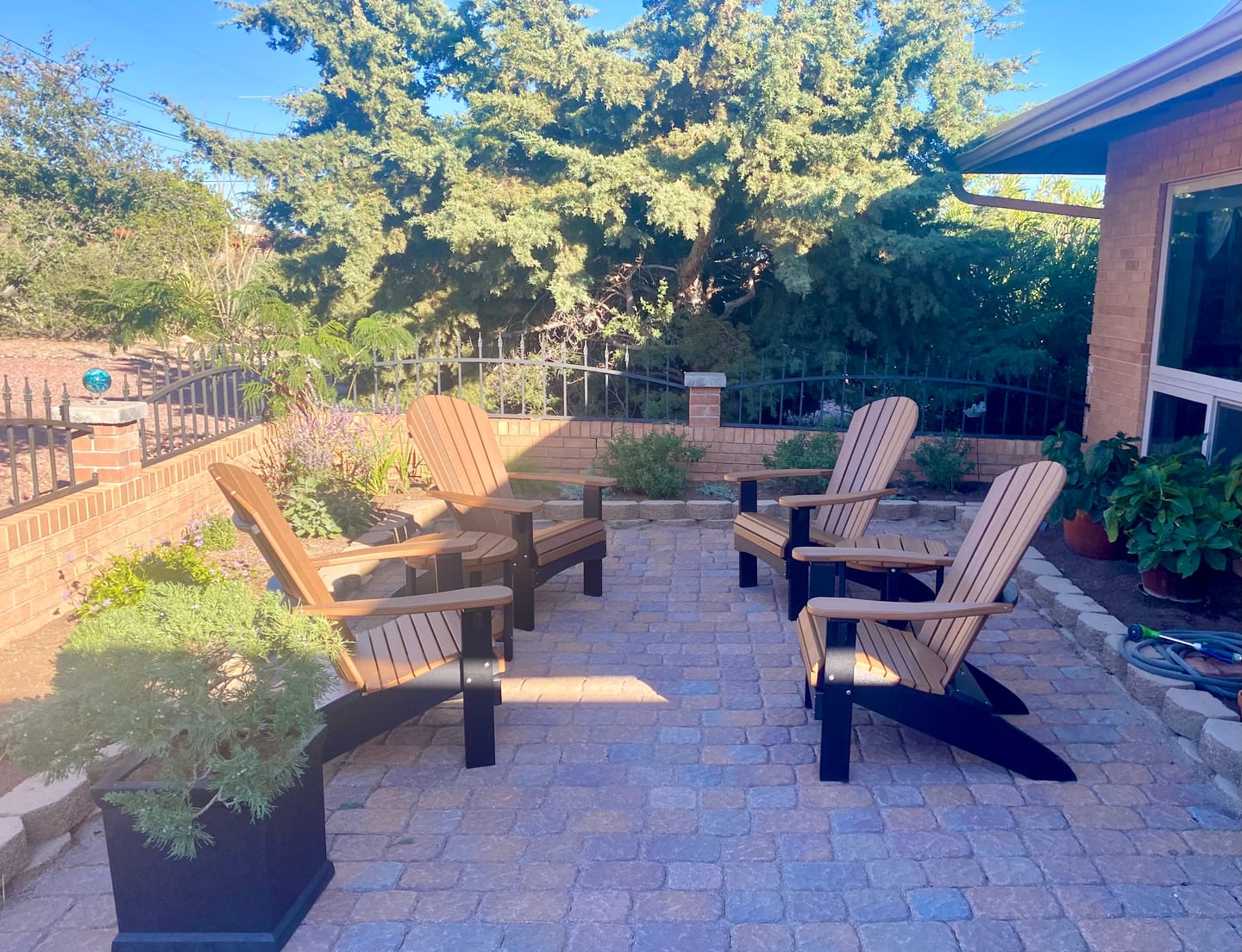 Customer photo review of Set of 4 Adirondack Chairs Original King Size