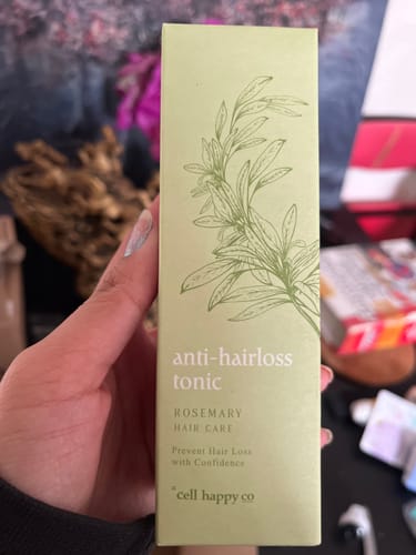 Customer photo review of Cell Happy Co - Toner anti-chute de cheveux - 120ml