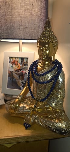 Customer photo review of 2 Lapis Lazuli Third Eye Malas