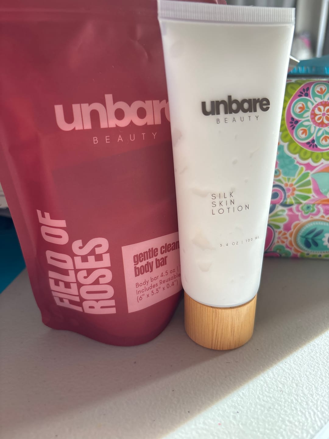 Customer photo review of Sure Thing Silk Skin Lotion
