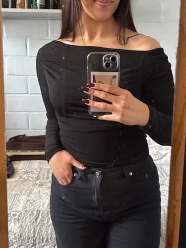 Customer photo review of TOP AURORA NEGRO