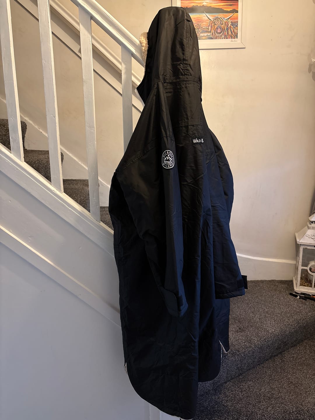 Customer photo review of Raincoat & Changing Robe in One - The Classic Cobe Black
