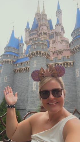 Customer photo review of Rose Gold Fireworks Mickey Ears