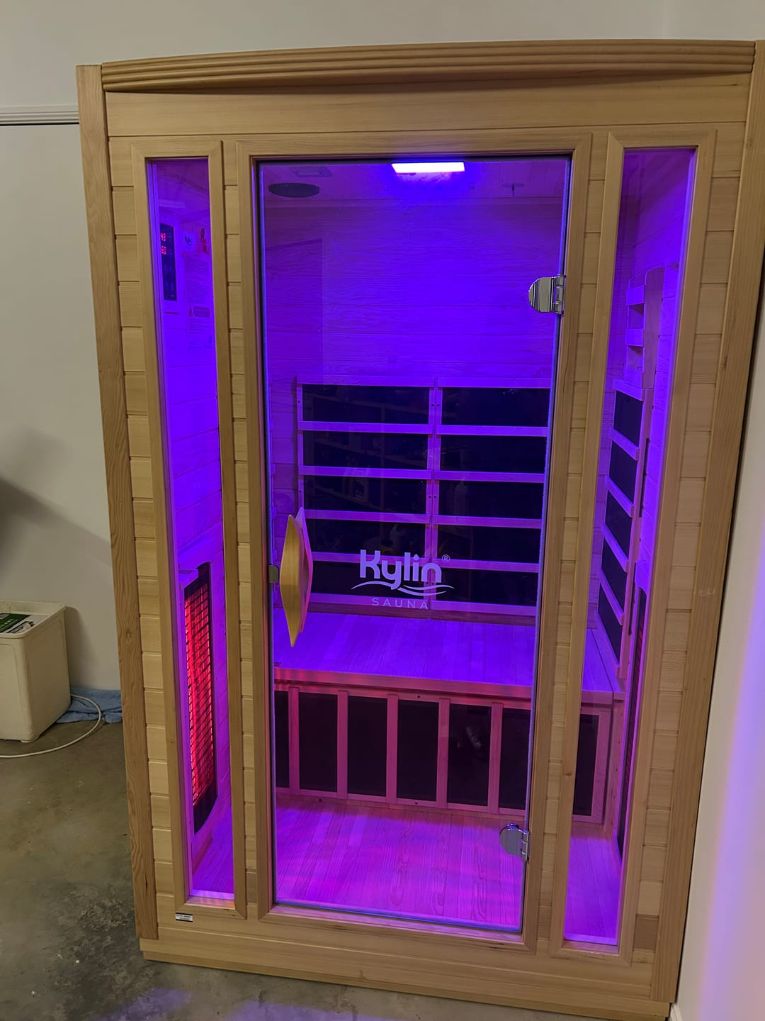 Customer photo review of Kylin Full Spectrum Low EMF Carbon Far Infrared Sauna 2 people - K8200 FS (NEW ARRIVAL)