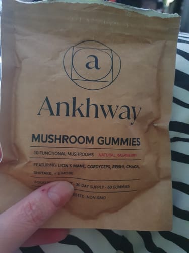 Customer photo review of Mushroom Gummies