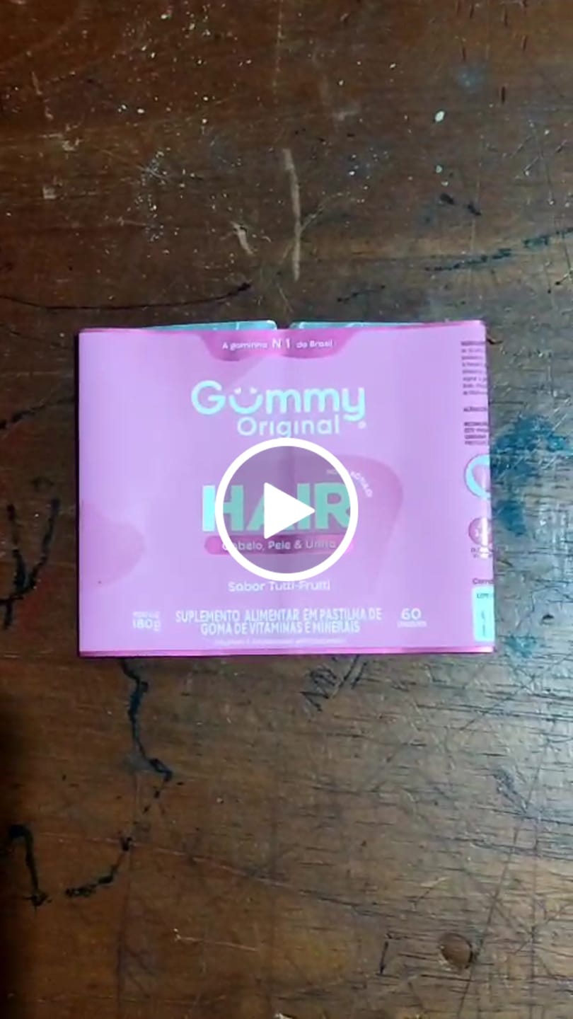 Customer video review of 1 - Gummy® Hair - Tutti-Frutti 180g