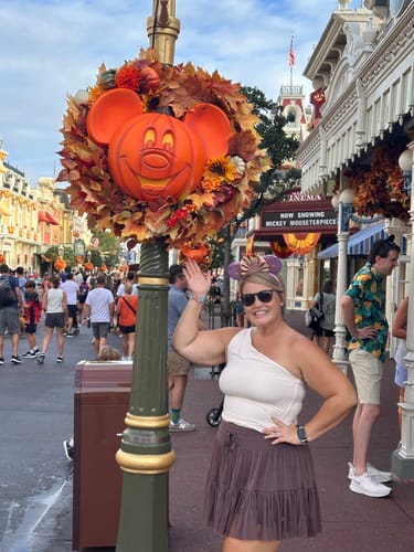 Customer photo review of Rose Gold Fireworks Mickey Ears