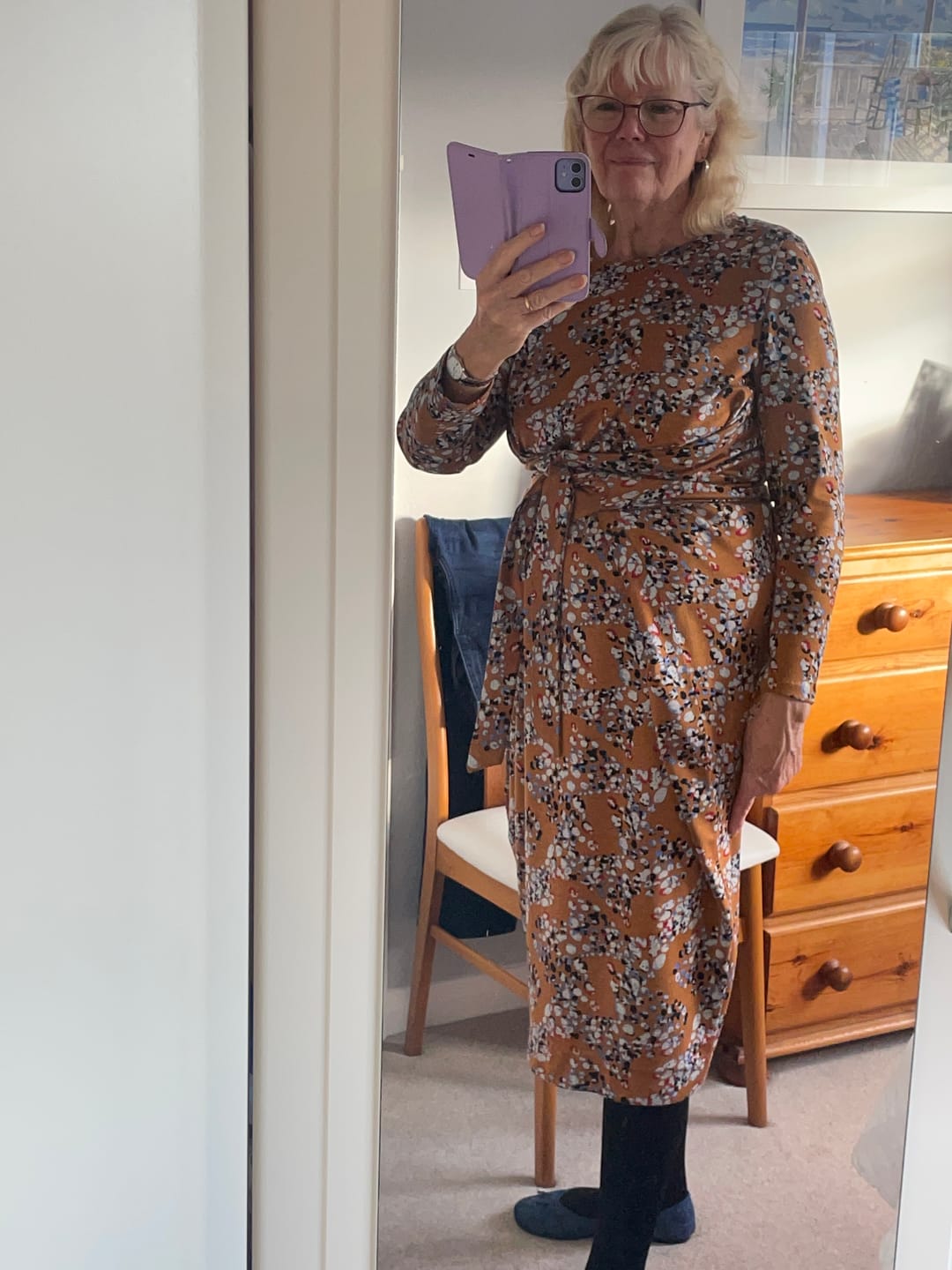 Customer photo review of Retro Remix Digital Modal-Touch Jersey Fabric