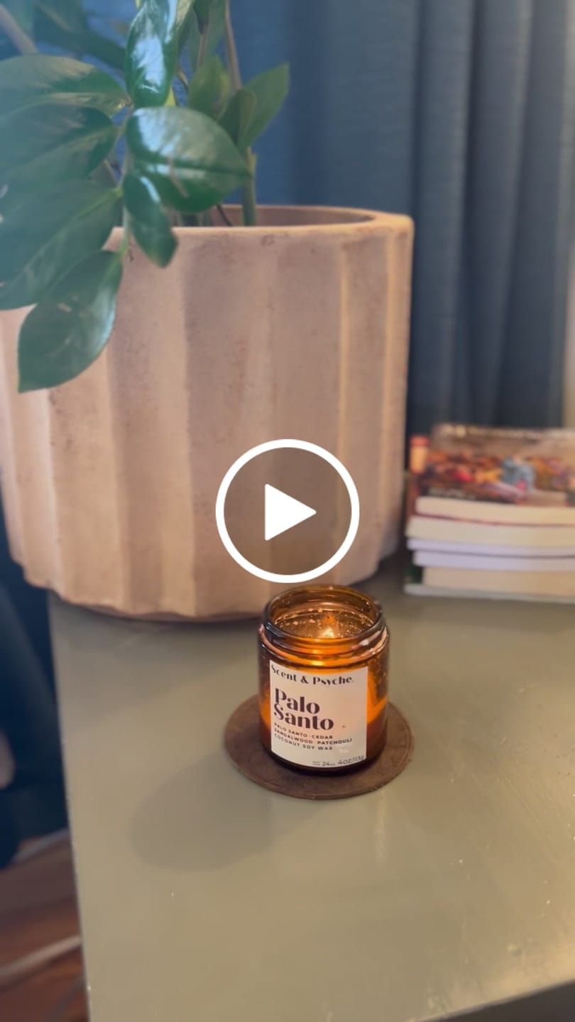 Customer video review of Palo Santo Scented Candle - 15oz