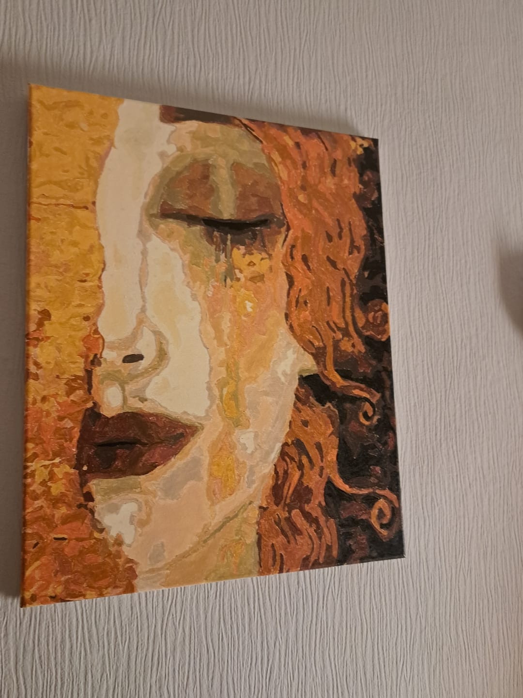 Customer photo review of Malen nach Zahlen - Goldene Tränen