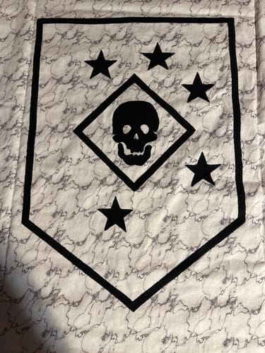 Customer photo review of Silver Marble #3 Fabric