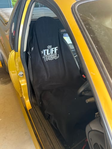 Customer photo review of Waterproof Car Towel Seat Cover