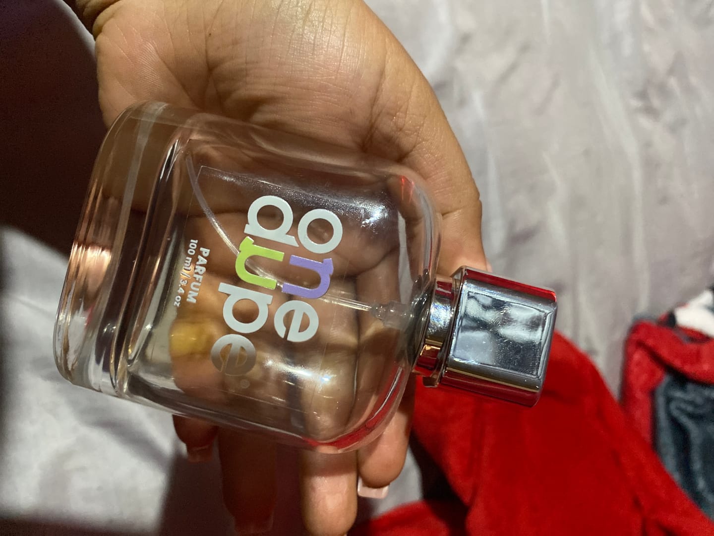 Customer photo review of Perfume inspirado en Baccarat Rouge 540