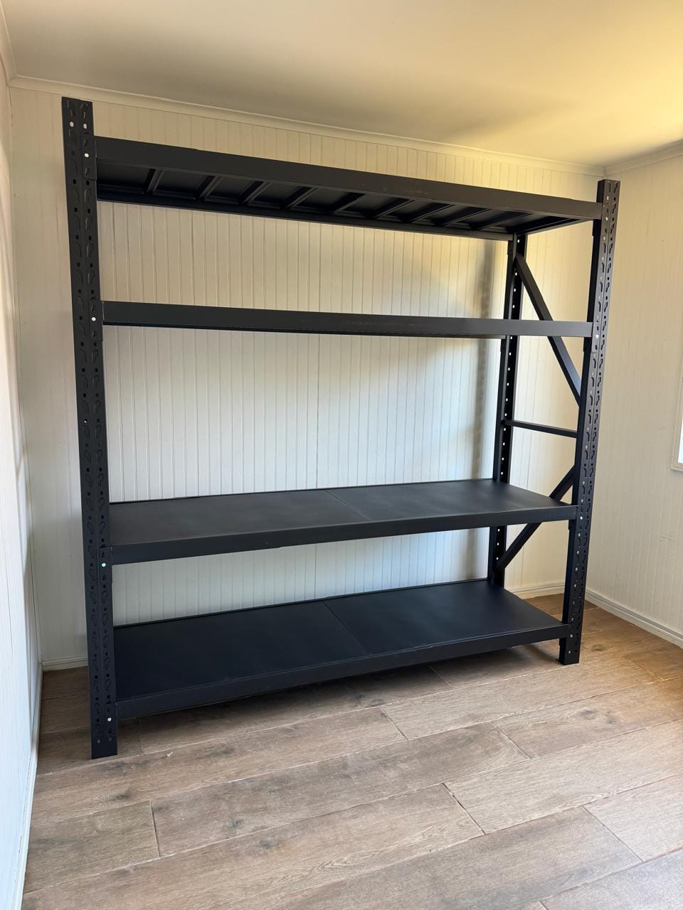 Customer photo review of Estante Metálico 200x200x60cm 800kg | Negro