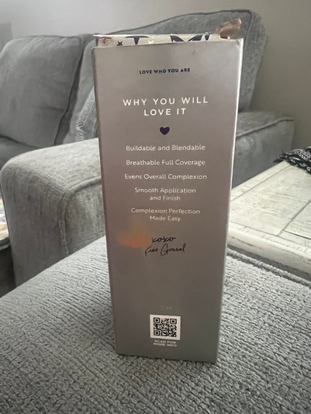 Customer photo review of Skintastic Airbrush Liquid Foundation
