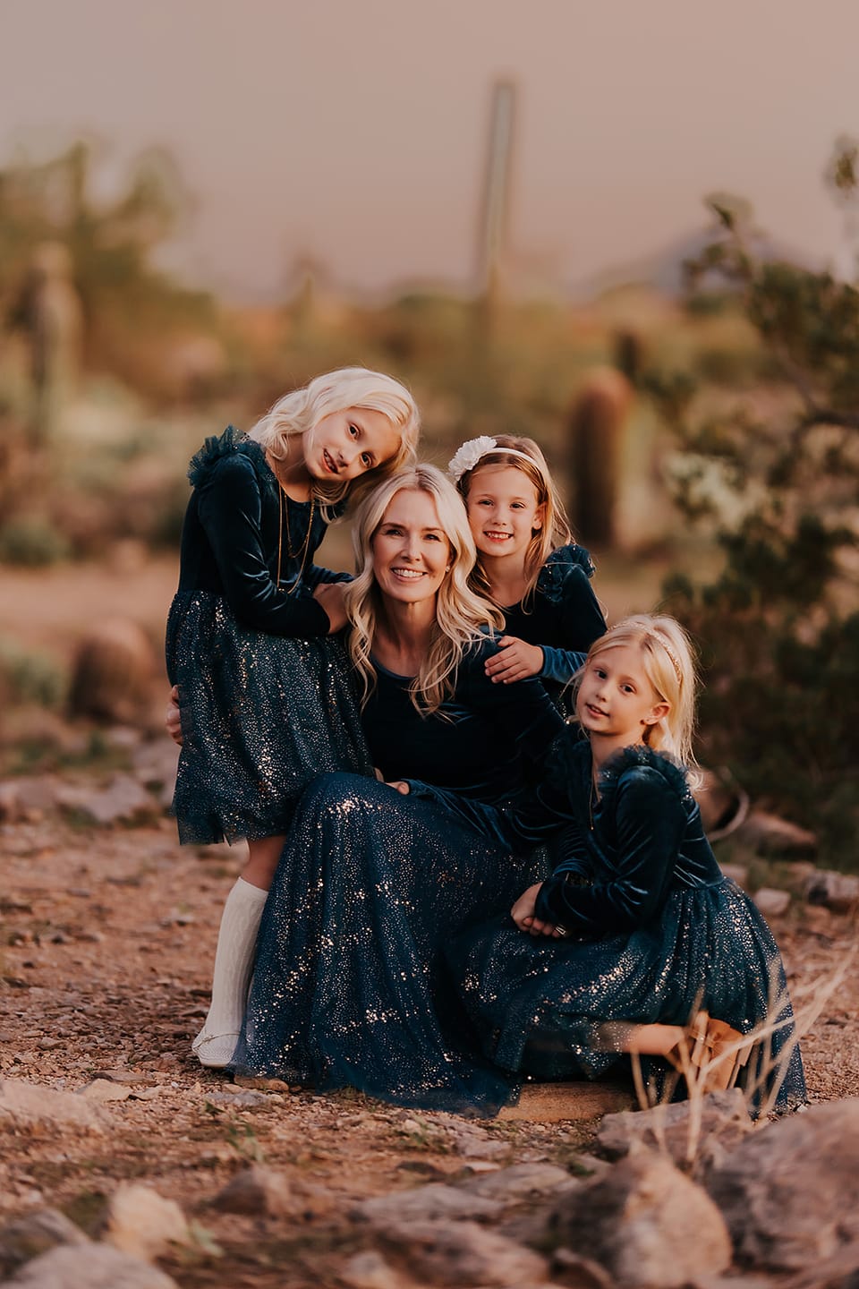 Customer photo review of Velour Ballerina Dress - Sparkling Sapphire