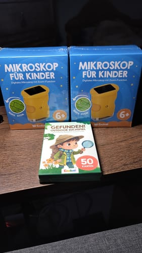 Customer photo review of Edubini Abenteuer-Mikroskop für Kinder