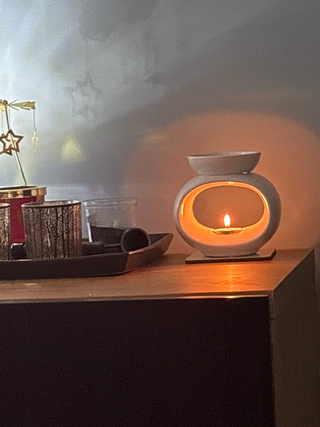 Customer photo review of Rome Ceramic Wax Burner