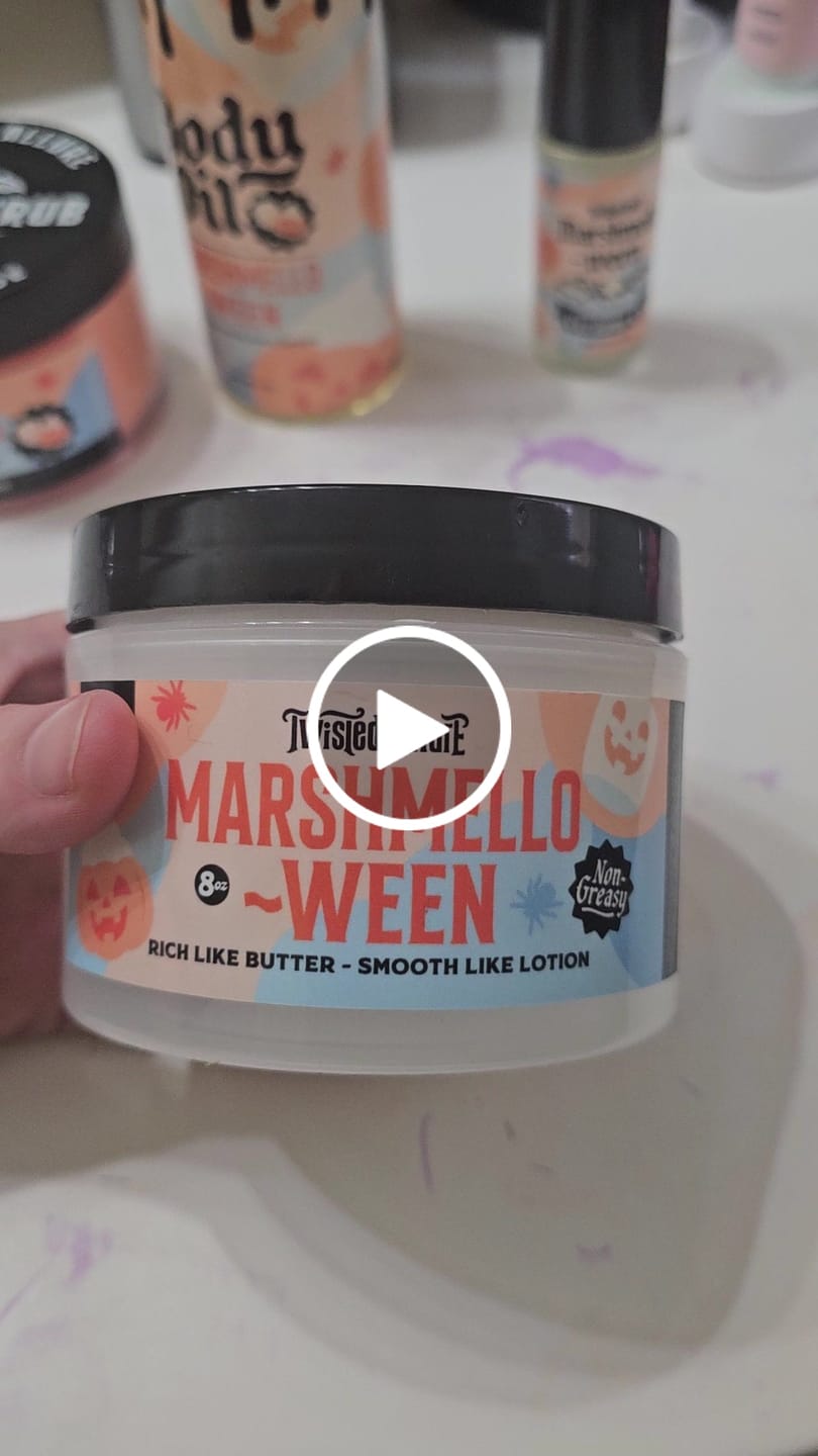 Customer video review of Marshmellow Ween Body Butter