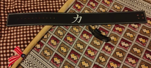 Customer photo review of Black Lever Belt, 10mm - IPF Approved