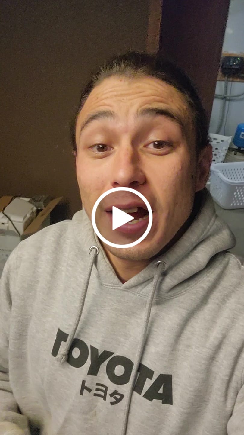 Customer video review of JDM Toyota Heavy Weight Hoodie- Heather Grey