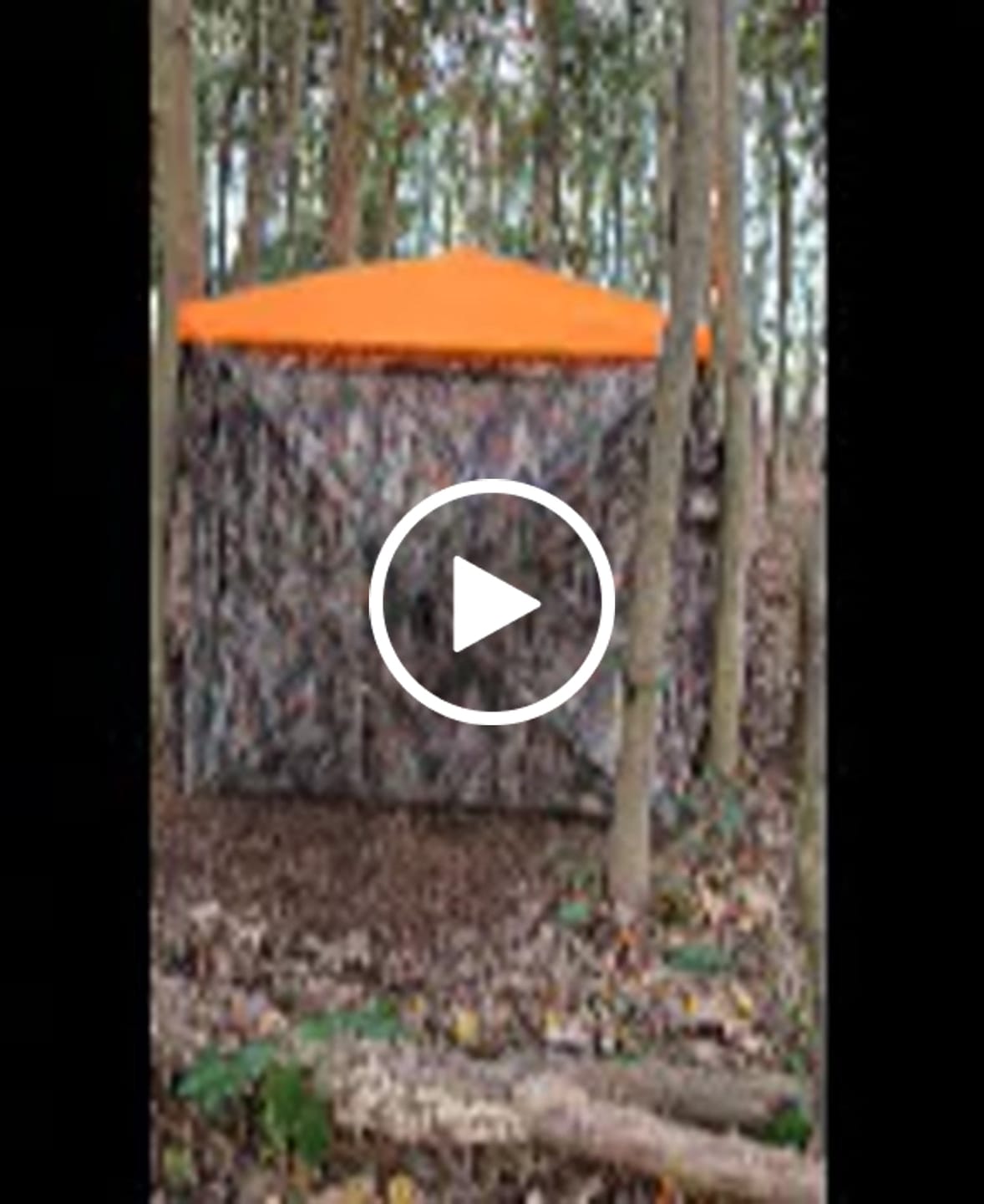 Customer video review of FLASH SALE VisMaster 270° See-through Hunting Blind with No-Trip Door